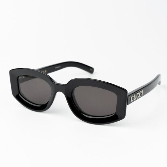 NEW Gucci GG1719S 001 Black Grey Women Square Sunglasses GG 1719S main image 13